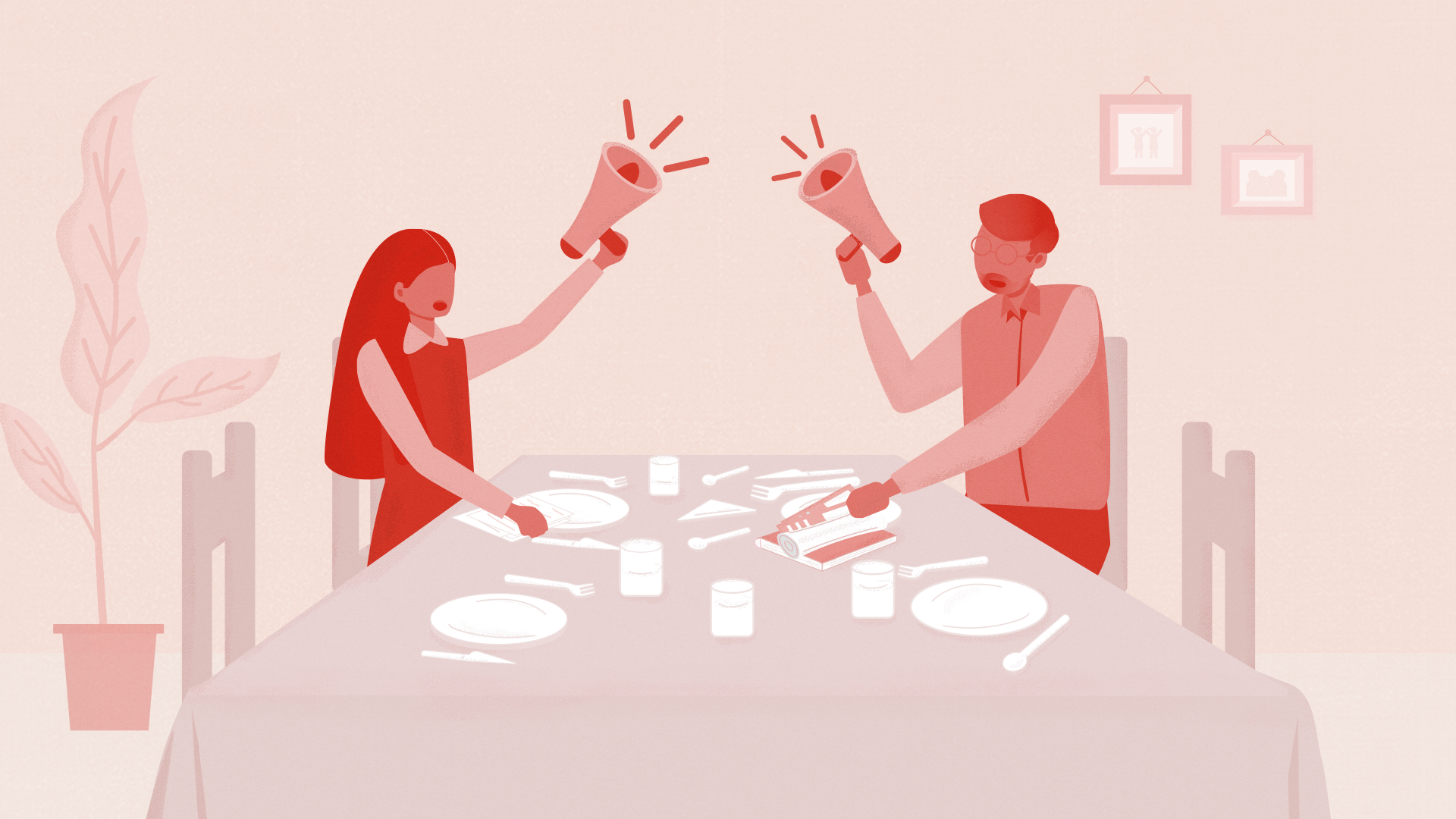 Editorial illustration about finding a voice